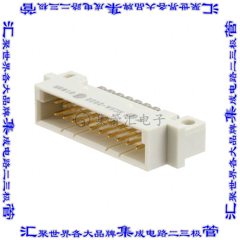 XC5A-2022 接插件连接器CONN DIN PLUG 20POS PCB RA GOLD