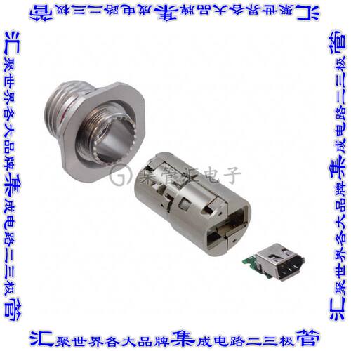 FWFTV72N 连接器火线(IEEE1394)插座6POS面板安装