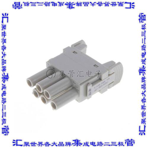 HMN-006-PF 连接器6POS无触头模块母头压接