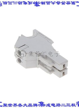 1SNK806726R0000 端子块连接器2POS插头母插口灰色自由悬挂
