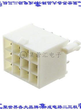 1-794040-0 针座连接器12POS接头3排4.14mm公形插针通孔直针锡