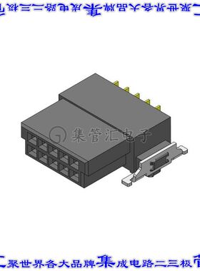 CBED202-0579B001C1AD 针座连接器10POS插座2排1.27mm母形插口表
