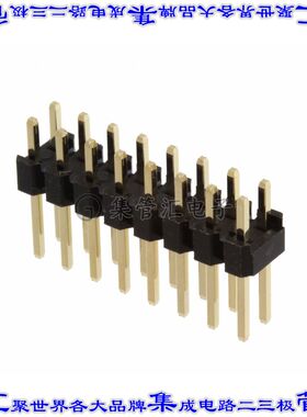 61301621121 针座连接器16POS接头2排2.54mm公形插针通孔直针镀金