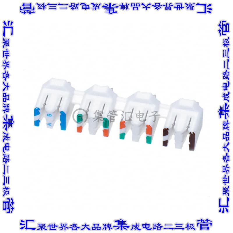 SS-51000-004 接插件连接器CONN PUNCHDOWN BLOCK COLOR CODED