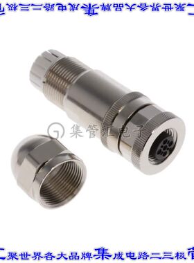 T4110011031-000 圆形连接器3POS插头母插口螺钉镀金自由悬挂