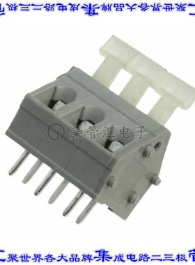 OSTHT030080 线对板连接器3POS接线端子5mm通孔成角度