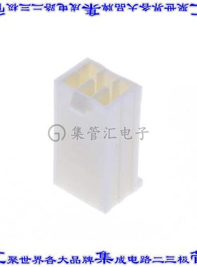 IPM1-03-D 矩形连接器外壳6POS 2排2.54mm公形引脚白色自由悬挂