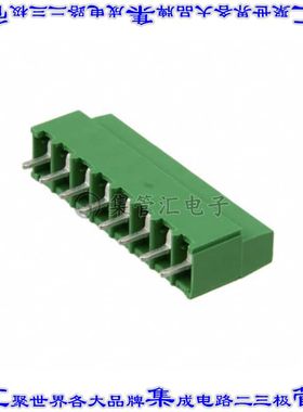 282841-8 线对板连接器8POS接线端子5.08mm通孔水平带板