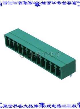 OSTOQ121251 端子块连接器12POS接头公引脚带罩3.5mm90DEG焊接