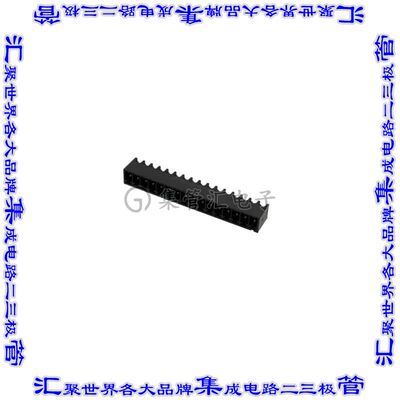 1-2342071-6 端子块连接器16POS接头公引脚带罩3.5mm黑色垂直通孔