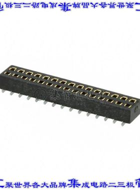 M50-3151542 针座连接器30POS插座2排1.27mm母形插口表贴SMD镀金