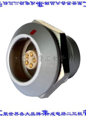 MMI-M0RSG05S-IP67 圆形连接器5POS插座母插口焊杯镀金面板安装