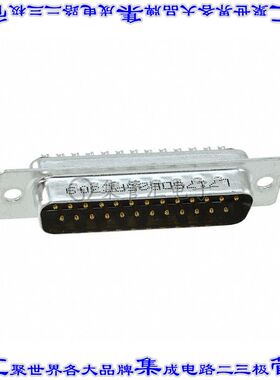 L717SDB25PC309 连接器25POS插头公引脚2排D-Sub自由悬挂
