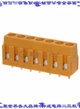 1768900000 线对板连接器7POS接线端子2排5.08mm通孔水平带板