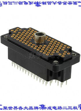 205720-1 背板连接器104POS插座母插口3.81mm面板安装黑色