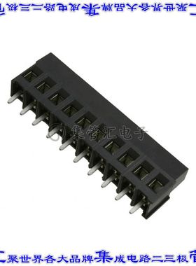 1-796949-0 线对板连接器10POS接线端子5.08mm通孔水平带板