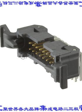 45216-520230 针座连接器16POS接头2排1.27mm公形插针通孔直角镀