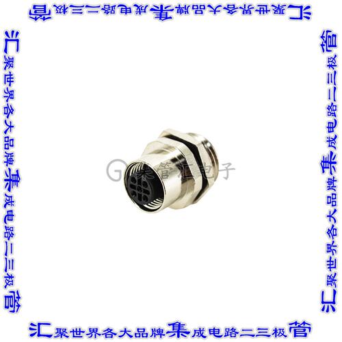 216A-05FAR 圆形连接器5POS插座母插口焊杯镀金面板安装