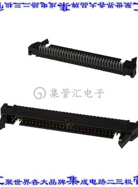 1-5499786-2 针座连接器64POS接头2排2.54mm公形插针通孔直角镀金
