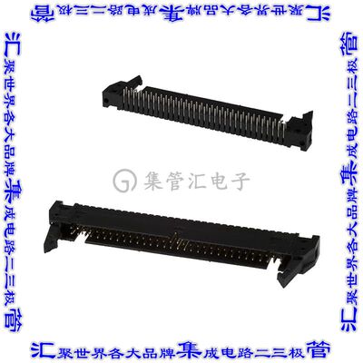 1-5499141-2 针座连接器64POS接头2排2.54mm公形插针通孔直角镀金