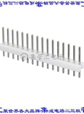 1-640452-6 针座连接器16POS接头2.54mm公形插针通孔直针锡