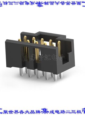 1-2823408-2 针座连接器12POS接头2排2mm公形插针通孔直针镀金