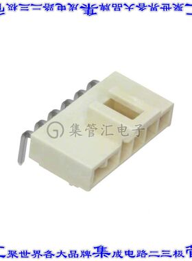 1053132106 针座连接器6POS接头2.5mm公形插针通孔直角锡