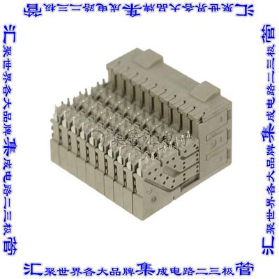 1469081-1 背板连接器60POS插座母插口6排2.5mm板边缘通孔直角
