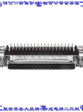 5745784-6 连接器37POS插座母插口2排D-Sub通孔直角