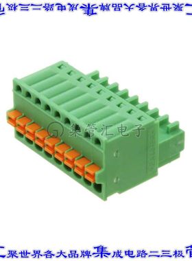 1881396 端子块连接器9POS插头母插口2.5mm绿色自由悬挂