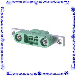 G125-3241096M5 矩形连接器外壳10POS插头2排1.25mm公形引脚绿色