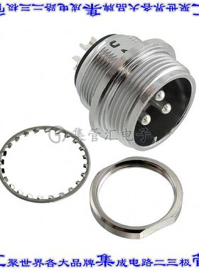 RM15WTRZ-3P(71) 圆形连接器3POS插座公形引脚焊杯银面板安装