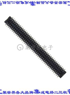 5-104656-8 针座连接器80POS接头2排1.27mm公形插针表贴SMD镀金