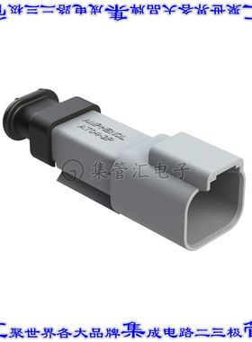 AT04-2P-SR02GRY 矩形连接器外壳2POS插座公形引脚灰色自由悬挂