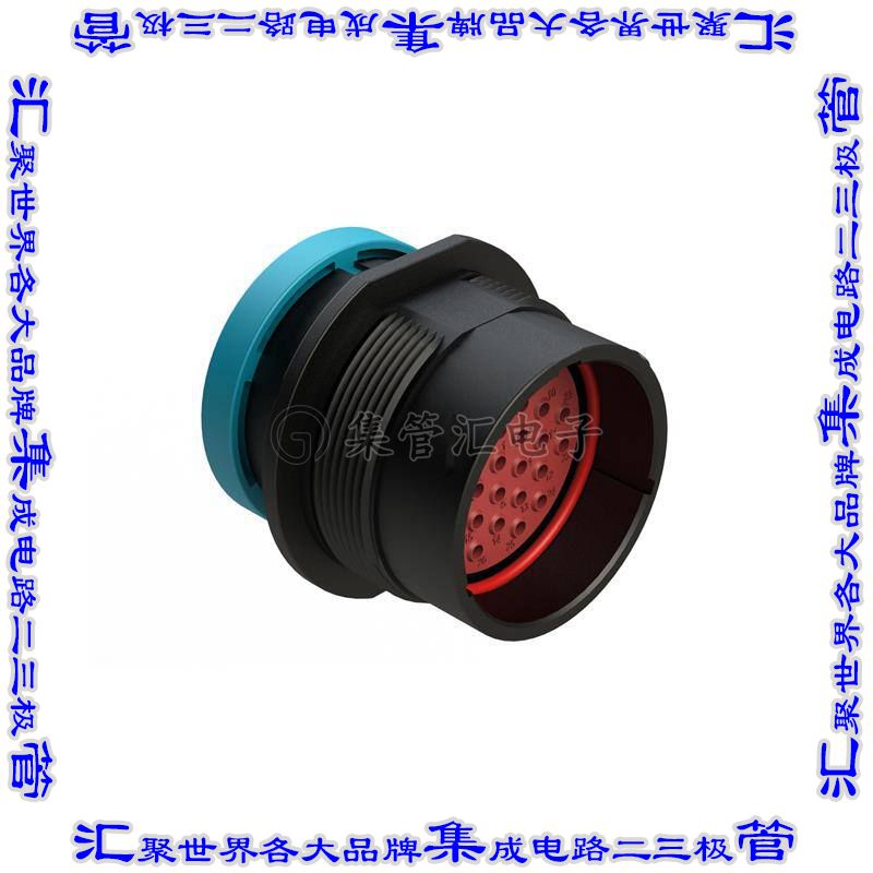 AHDP04-24-31PR-BRA 圆形连接器31POS插座外壳用于公插针黑色面板