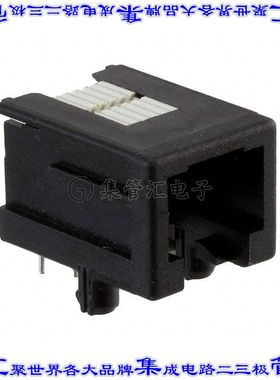 1-1705950-1 接插件连接器CONN MOD JACK 6P6C R/A UNSHLD