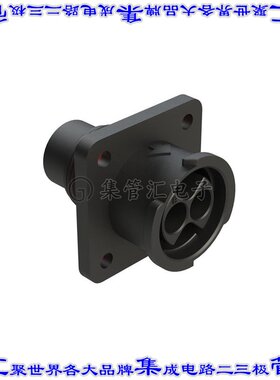 FLS012N2P03-PM 圆形连接器4POS插座外壳用于公插针黑色面板安装