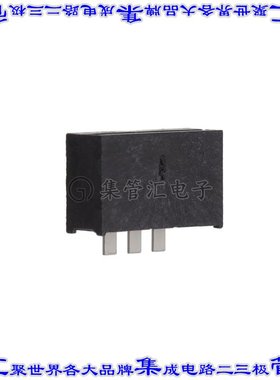 PEC-03-01-T-S 卡边缘连接器3POS母头2.54mm黑色锡