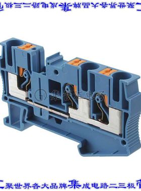 3211485 端子块连接器3POS馈通式8.2mm蓝色8-20AWG
