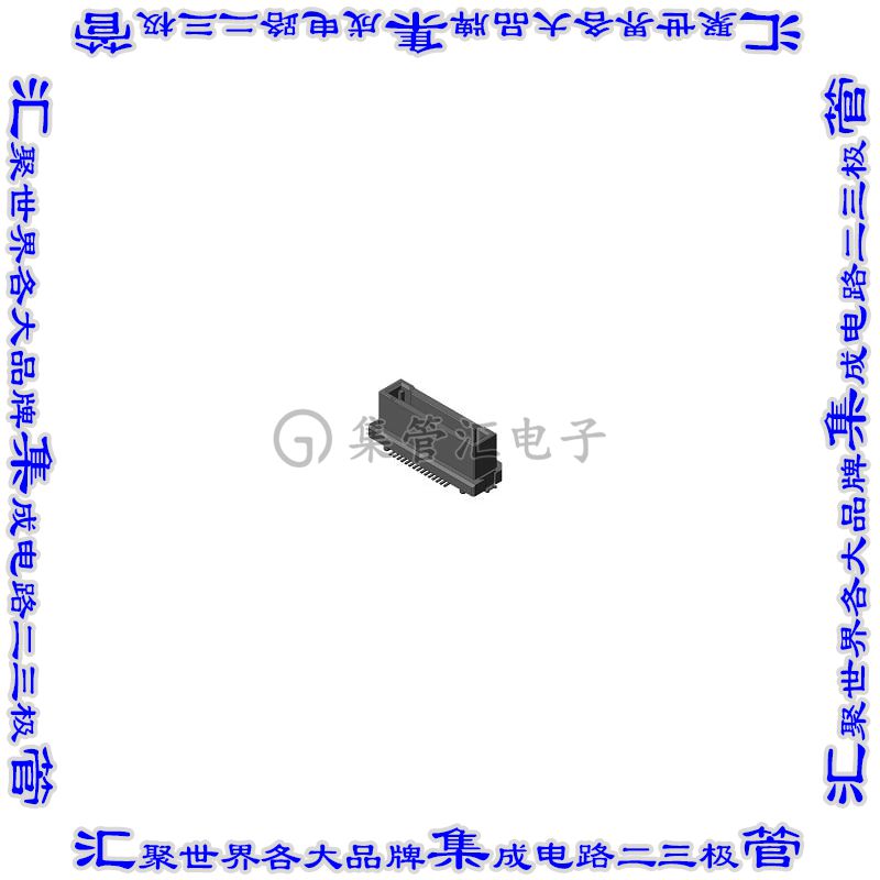 AX01R030VABBR600 板对板连接器30POS插头外罩触点2排0.64mm表贴S