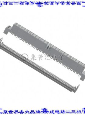 158350-211015 矩形连接器50POS插口2排2mm母插口灰色IDC镀金自由