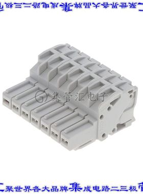 1SNK806720R0000 端子块连接器7POS插头母插口灰色自由悬挂