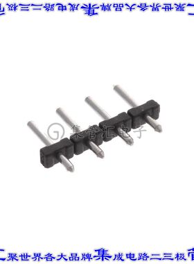 PVS04-5,00 端子块连接器4POS接头公引脚无罩5mm黑色垂直通孔