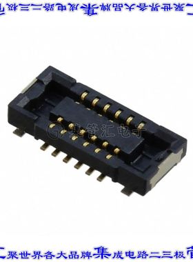 AXE512127A 板对板连接器12POS插口中央触点带2排0.4mm表贴SMD镀