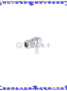 R123172000 同轴连接器QMA插头公引脚压接50欧姆自由悬挂直角