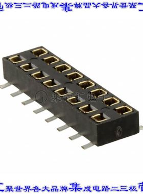 M22-6360842 针座连接器16POS插座2排2mm母形插口表贴SMD镀金