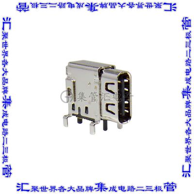 KUSBX-SL2-CS1N24-B-TR 连接器USB TYPE-C插座24POS USB 3.0通孔
