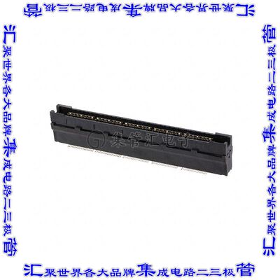 5767130-5 板对板连接器190POS插座中央带触点2排0.64mm表贴SMD镀