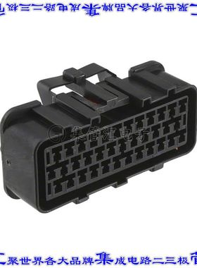 344111-1 矩形连接器外壳36POS插座3排母形插口黑色自由悬挂