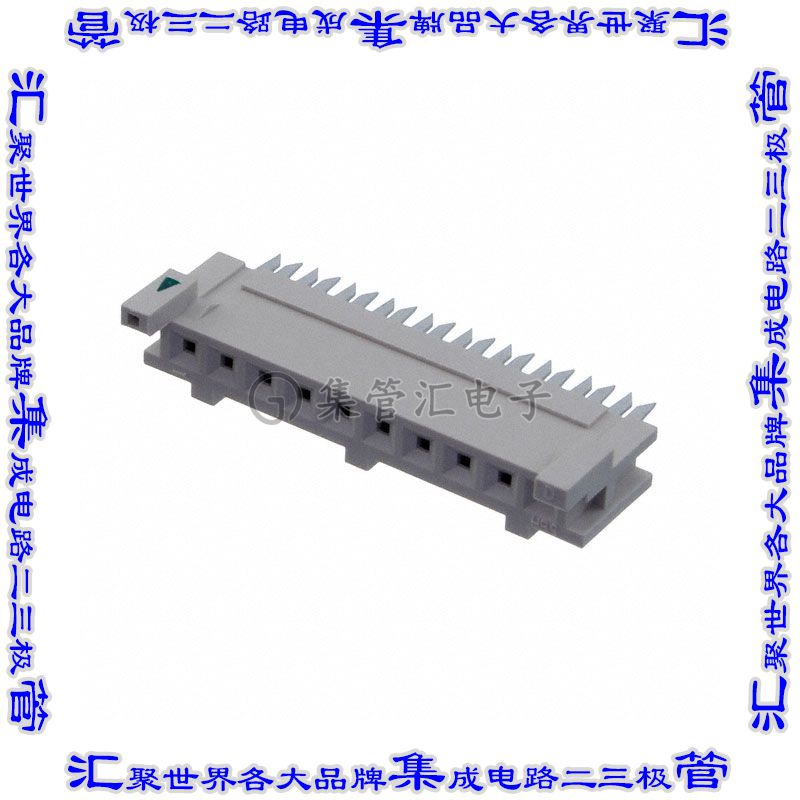 DF1-10S-2.5R24(05) 矩形连接器10POS插口2.5mm母插口棕色IDC锡自